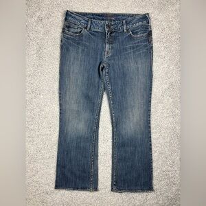 Silver Jeans Womens Julia 33 Boot Cut Regular Wash Denim Vintage Streetwear